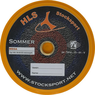 MEGA Sommerprofilplatte (inkl. IFI-Plakette) spezial gedämpft (MEGA) 14S / 56-58 SD melonengelb