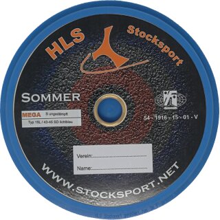 MEGA high extreme summer profile plate (incl. IFI badge) standard damped (MEGA HIGH EXTREME) 15L / 43-45 SD light blue